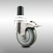 Service Caster 4 Inch 316SS Gray Poly Swivel 1-5/8 Inch Expanding Stem Caster Lock Brake SCC SCC-SS316TTLEX20S414-PPUB-158 - alternate 1